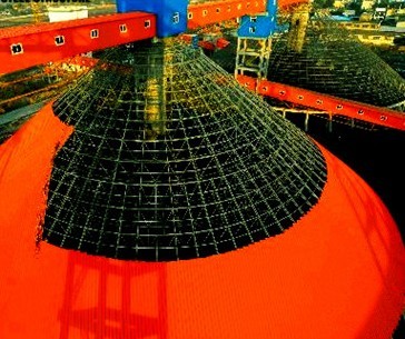怀柔干煤棚球形网架工程
